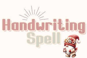Handwriting Spell - Handwriting, a Handwritten Font by Charmingbear59.design