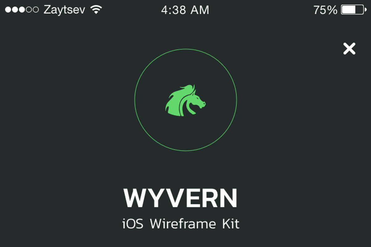 Wyvern iOS Wireframe UI Kit, a Wireframe Template by Yaroslav Zaitsev (Photo 15 of 57)
