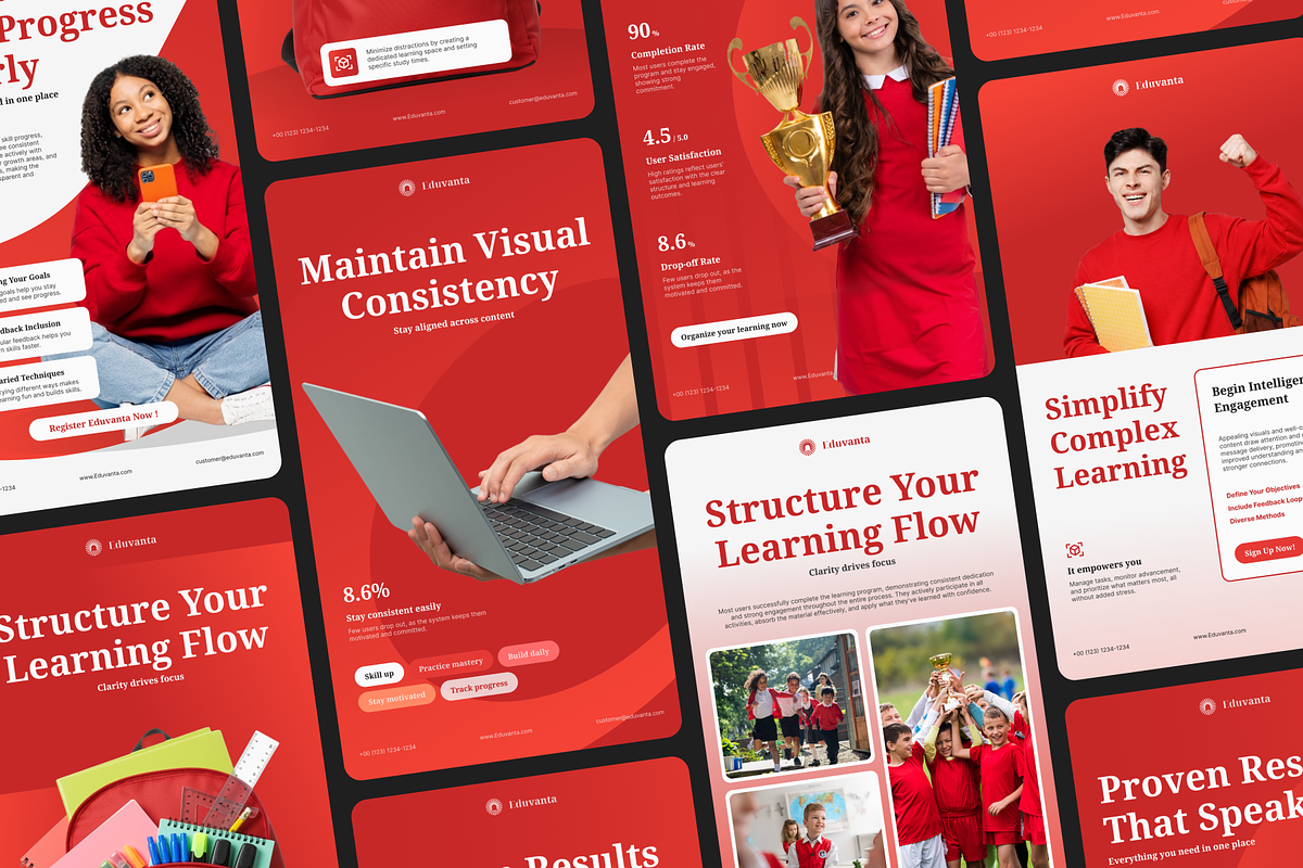 Education and Course Social Media, a Social Media Template by SLAB! Design (Photo 8 of 8)