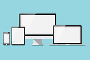 Flat Apple Devices - PNG, AI & EPS, an Object Graphic by Minty Fresh Graphics (Thumbnail 3 of 5)