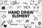 90 Hand Draw Element HQ, a Texture Graphic by CCPreset (Thumbnail 1 of 3)