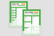 Daily or Weekly Planner Layout, a Stationery Template by ContestDesign (Thumbnail 3 of 3)