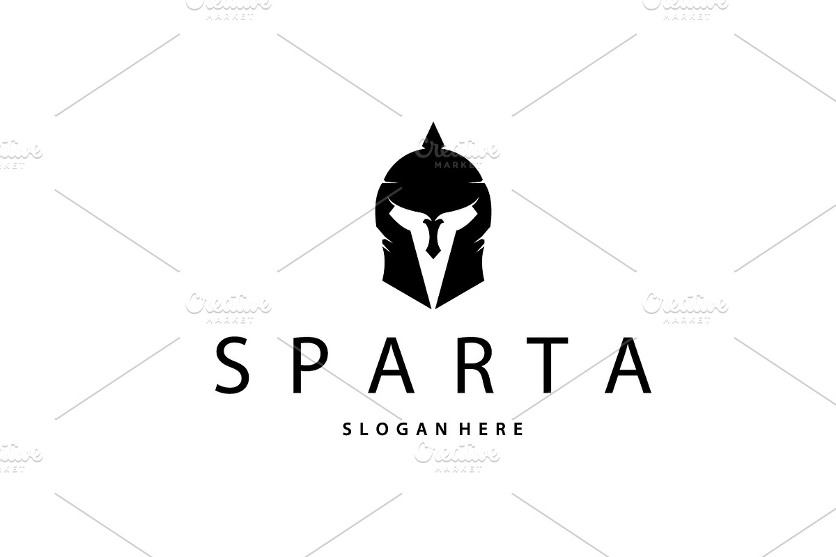 Spartan Logo Warrior Knight Soldier, a Branding & Logo Template by Maylianaw28