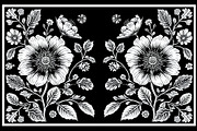 Elegant laser cut black and white, an Illustration by Amazin_art (Thumbnail 3 of 10)