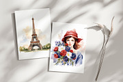 French Vibes Clipart, an Object Graphic by Anna Design Studio (Thumbnail 2 of 9)