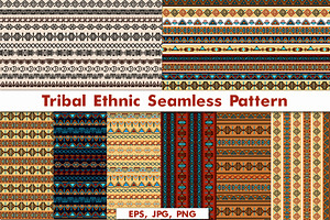 Tribal Ethnic Seamless Patterns