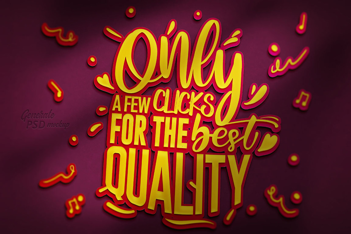 Double Paper Cut Effect & Lettering, a Graphic by TVartworks (Photo 10 of 13)