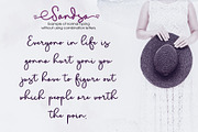 Sandsa Script, a Script Font by Jhoel Design (Thumbnail 10 of 11)