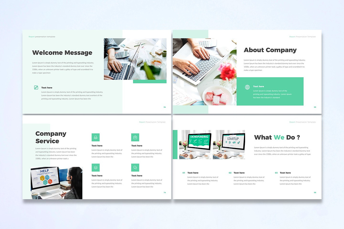 Report - Google Slides Template, a Presentation Template by UnicodeID