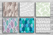 Graphic Foliage seamless patterns, a Pattern Graphic by Retro Graphic Box (Thumbnail 3 of 7)
