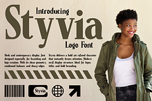 Styvia Logo Font