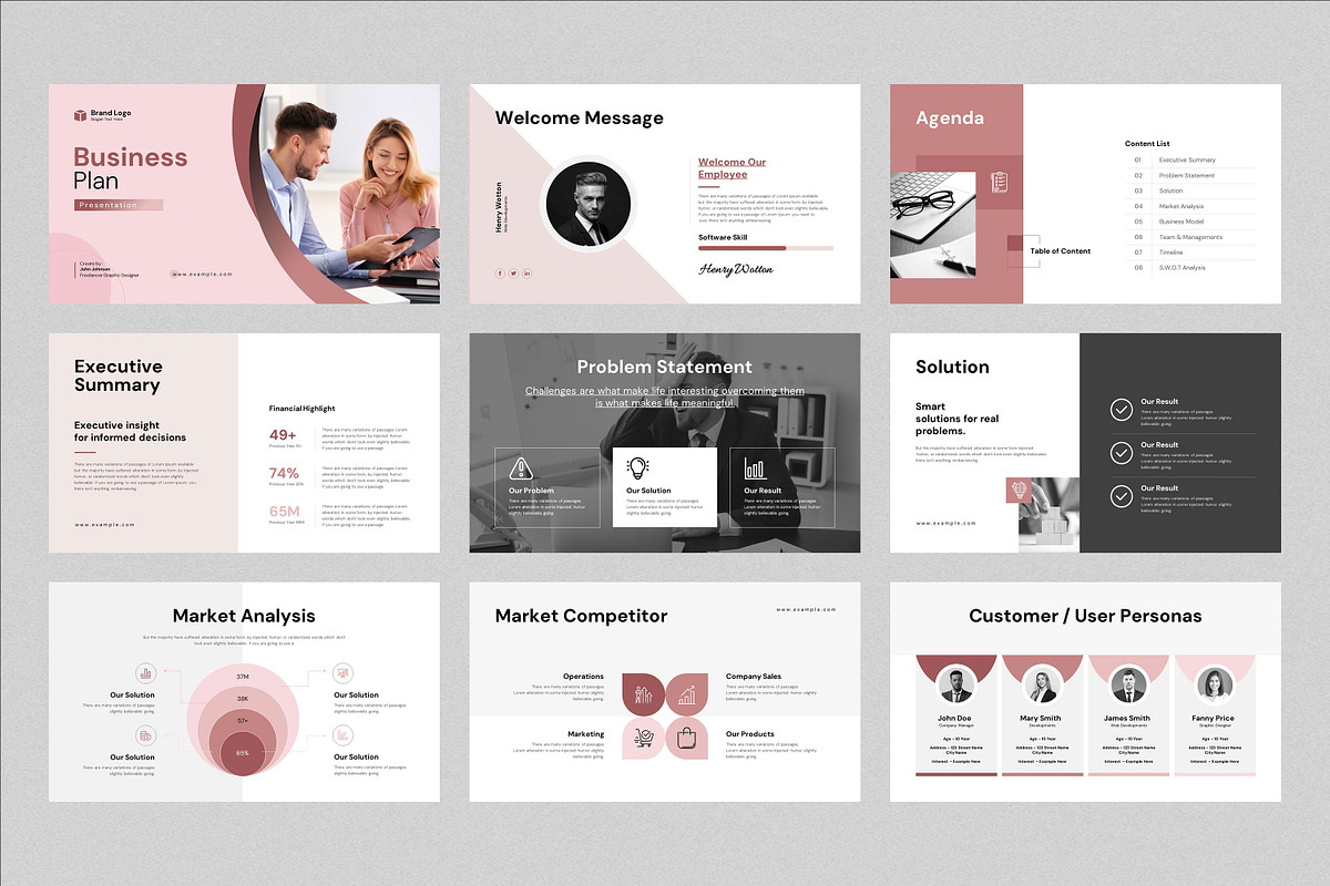 Business Plan Presentation, a Presentation Template by Cleffon_Graphic_Studio (Photo 2 of 7)