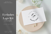 Eyelashes logo kit, an Object Graphic by KeronnArt (Thumbnail 1 of 6)