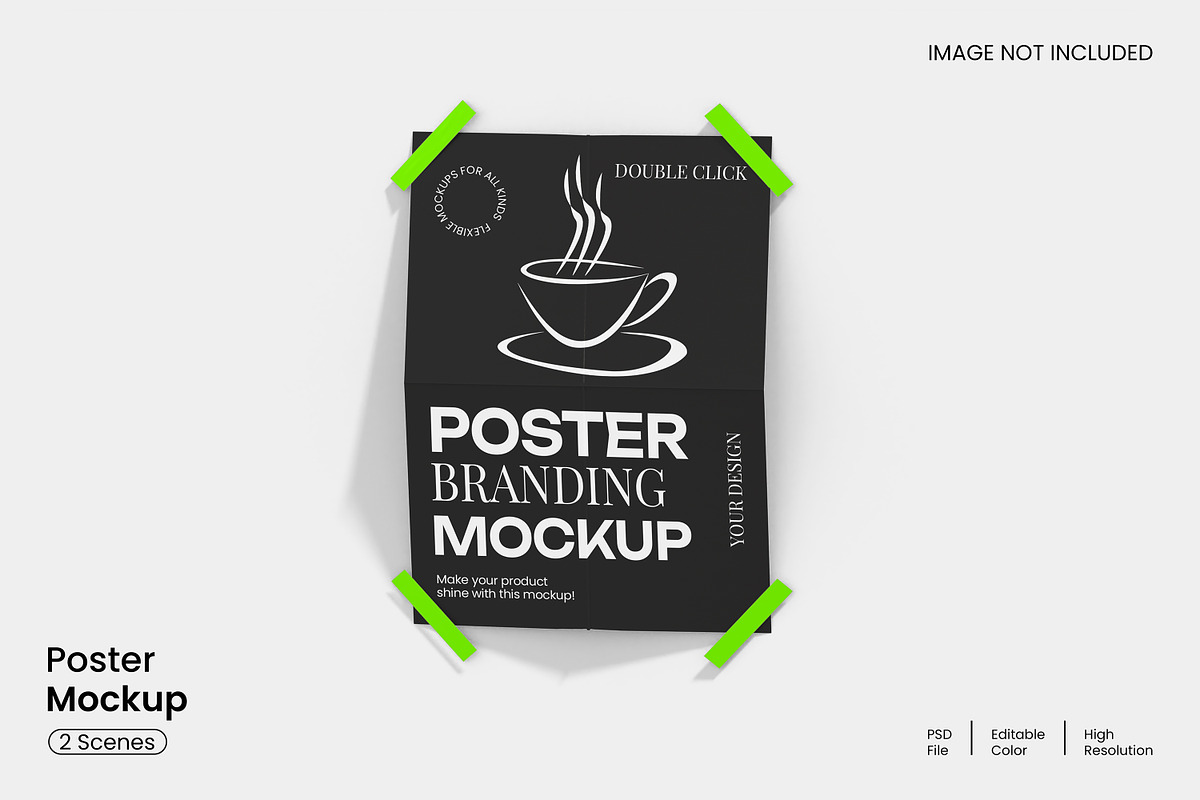 Poster Mockup, an Advertising Mockup by Unerispace (Photo 1 of 4)