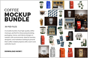 Coffee Mockup Pack, a Product Mockup by Bruno's Shop