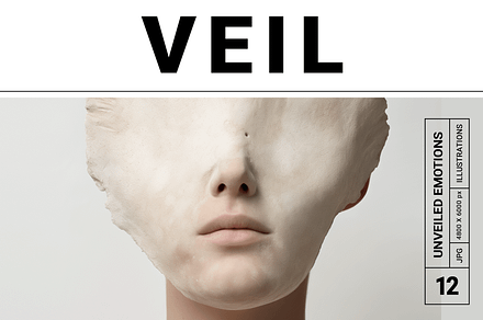 Veil Co - Unveiled Emotions Portrait, a Person Illustration by milatovar
