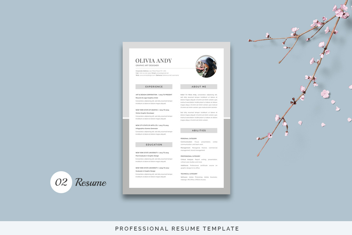 Olivia Multipurpose Pack + BONUS, a Brochure Template by Typography Prime (Photo 9 of 14)
