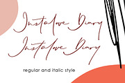 Instalove Diary, a Script Font by AMINMARIO (Thumbnail 4 of 11)