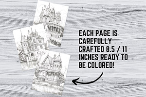 Gothic House Coloring Book