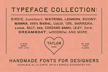 Handmade Typeface Collection