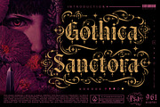 Gothica Sanctora Typeface, a Blackletter Font by alit design (Thumbnail 1 of 18)