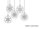 20 geometric snowflakes icons set, an Outline Icon by Marish (Thumbnail 3 of 4)
