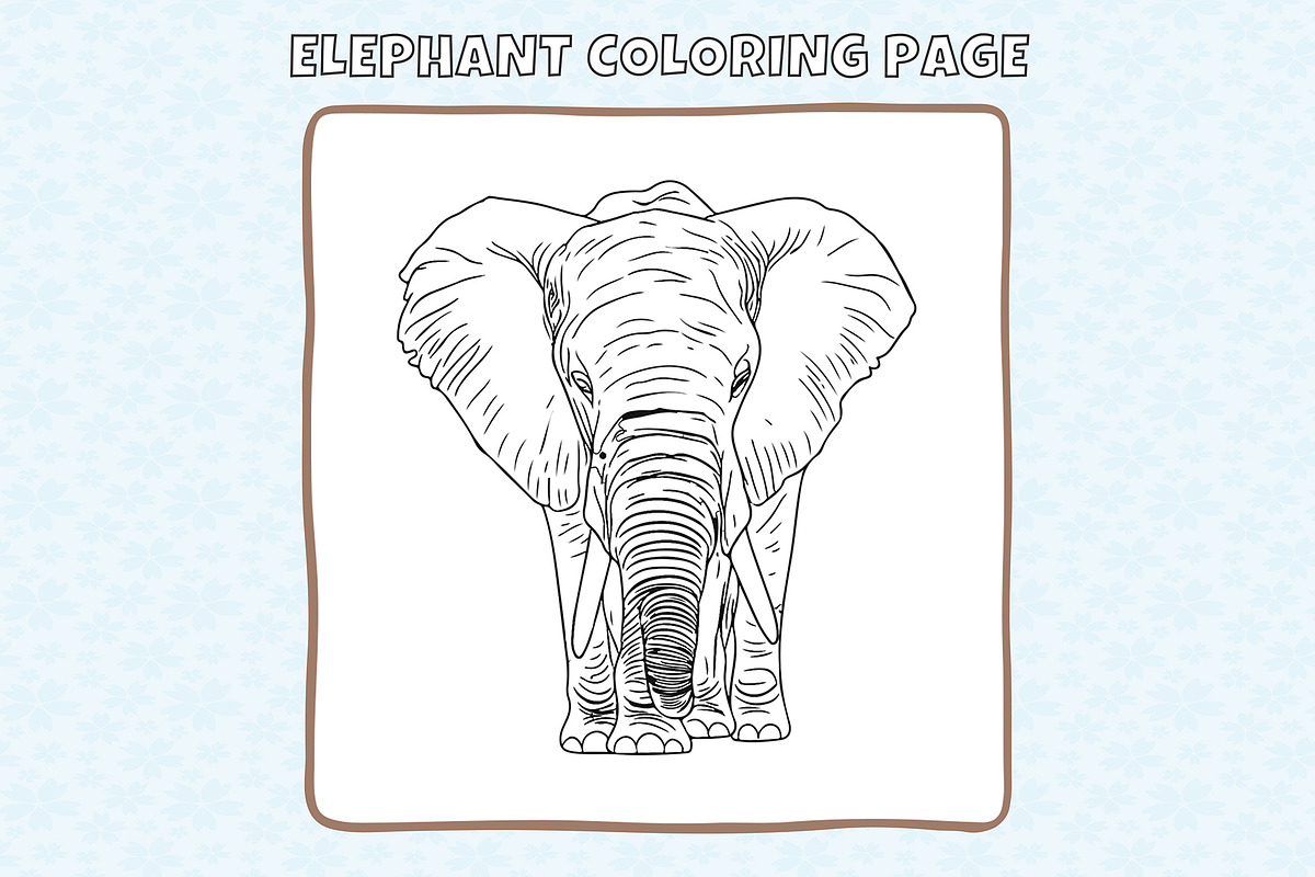 Wild Animals Coloring Pages, an Animal Illustration by DesignDevisers (Photo 4 of 6)
