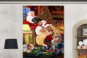 Cocker Spaniel Dog Xmas Santa Decor, an Animal Illustration by Art Paradise Studios (Thumbnail 2 of 3)