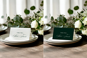 3.5x2 Wedding Place Card Mockup, a Mockup by Serenefeeling (Thumbnail 2 of 6)