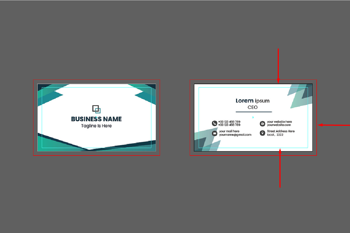 Professional Business Cards, a Business Card Template by DESIGNSKIT (Photo 2 of 2)