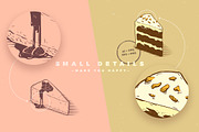 Vintage cakes collection, a Texture Illustration by blauananas (Thumbnail 12 of 15)