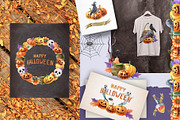 Halloween Watercolor Clipart, a Seasonal Illustration by AnitaPol (Thumbnail 19 of 20)