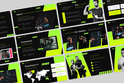 Sport & Fitness Google Slides, a Presentation Template by Annora Studio (Thumbnail 4 of 5)