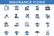 Modern Insurance & Finance Icon Set, a Solid Icon by SalimCreative1 (Thumbnail 1 of 2)