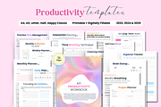 2024 Productivity Planner, a Print Template by PlannersByBee (Thumbnail 1 of 3)
