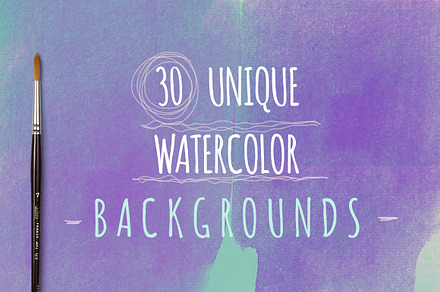 Watercolour Backgrounds (30)
