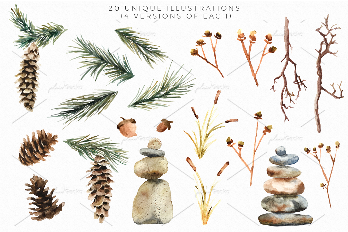 Outdoor Adventure Camping BUNDLE, an Illustration by plaidGecko (Photo 7 of 13)
