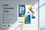 Wall Calendar Template V3, a Stationery Template by trabaskriya (Thumbnail 2 of 6)