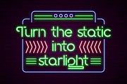 Neonova - Neon Retro Style Font, a Sans Serif Font by PuriCreative (Thumbnail 4 of 9)