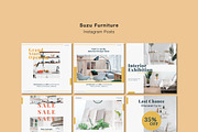 Furniture Instagram Suzu | PS, a Social Media Template by BlancaLab Studio (Thumbnail 7 of 8)