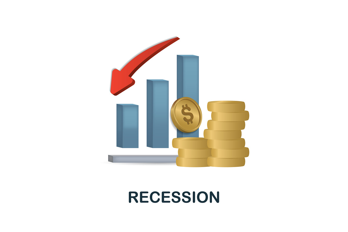 Economic Crisis 3D Icons Set Bundle, an Object Graphic by Aimagenarium@gmail.com (Photo 6 of 21)