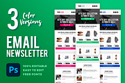 Email Newsletter for Ecommerce PSD, an Email Template by Better Be a Designer (Thumbnail 1 of 4)