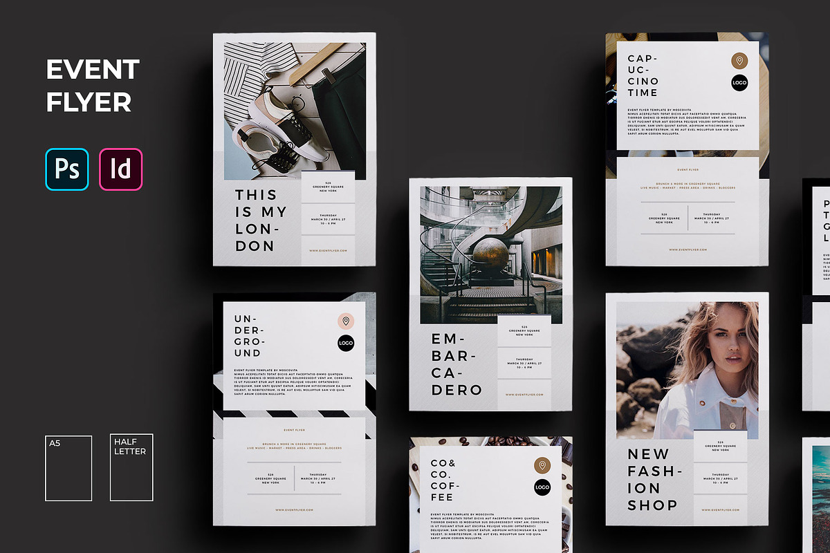 Flyer Template Bundle, a Flyer Template by Moscovita Studio (Photo 8 of 8)
