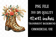 Glitter Leopard Christmas Clipart, an Illustration by Designking (Thumbnail 4 of 5)