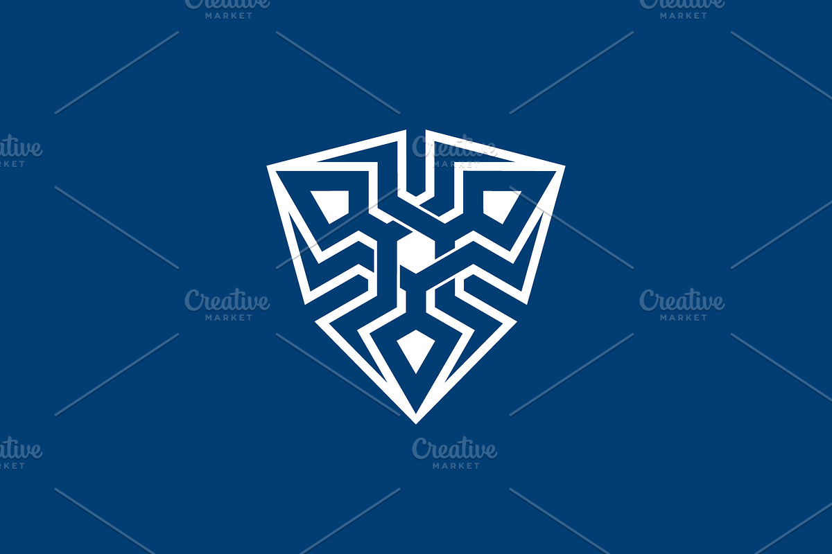 abstract triangle spear tribal logo, a Branding & Logo Template by Rasagama Studio