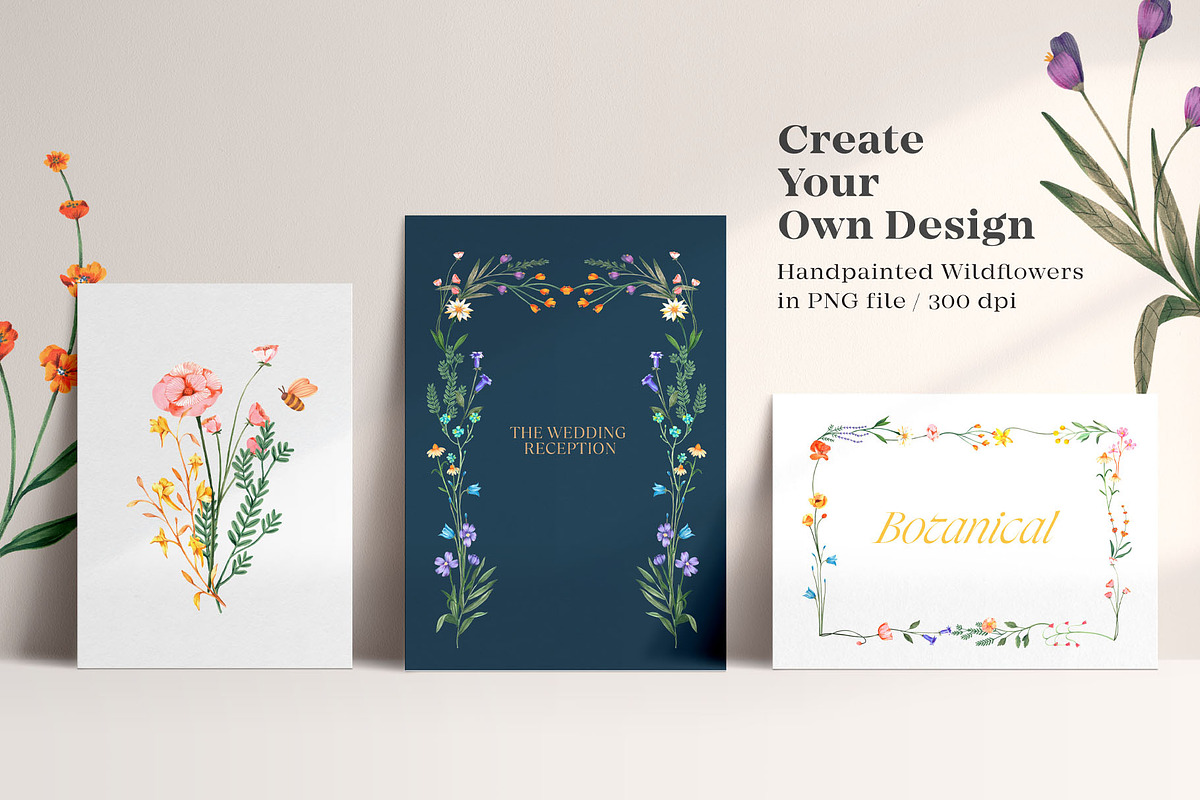 Flowers Bundle - 3 collections, an Illustration by Manimanisa (Photo 10 of 16)
