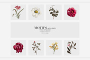 Seamless Floral Patterns And Motifs, a Pattern Graphic by LEAFure (Thumbnail 5 of 10)