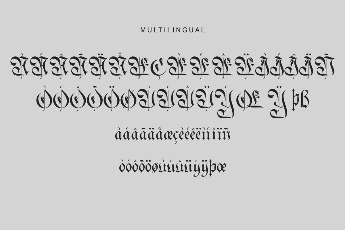 Selennia, a Blackletter Font by Kenrichi (Photo 6 of 7)