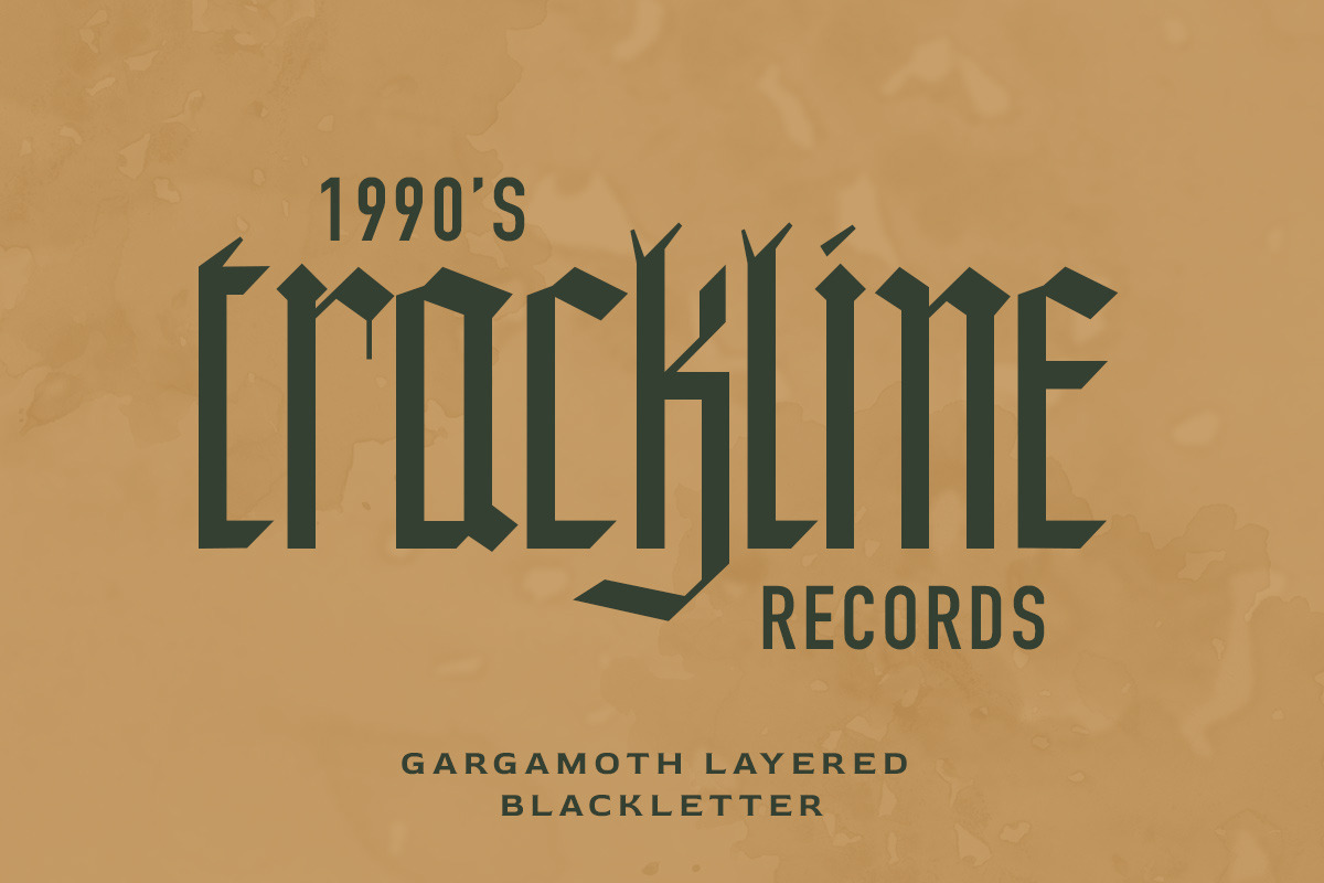 Gargamoth - Blackletter Typeface, a Blackletter Font by Letterhend Studio (Photo 4 of 8)