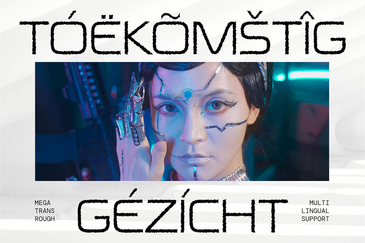 Megatrans Rough, a Sans Serif Font by Craft Supply Co. (Photo 5 of 8)